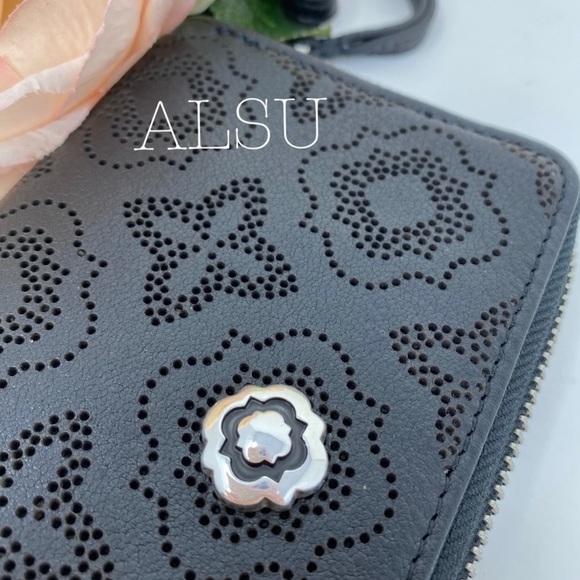 Brighton Octavia Perf Doublezipper Le Wallet Black - Picture 5 of 8